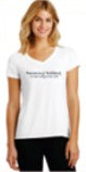 Women's BECOMING RADIANT Perfect Tri® V-Neck Tee Shirt